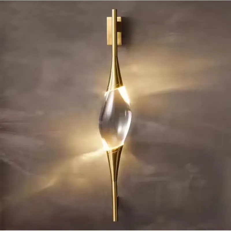 Home Decor Light - Neues Design Moderne Vollkupfer Gold Kristall