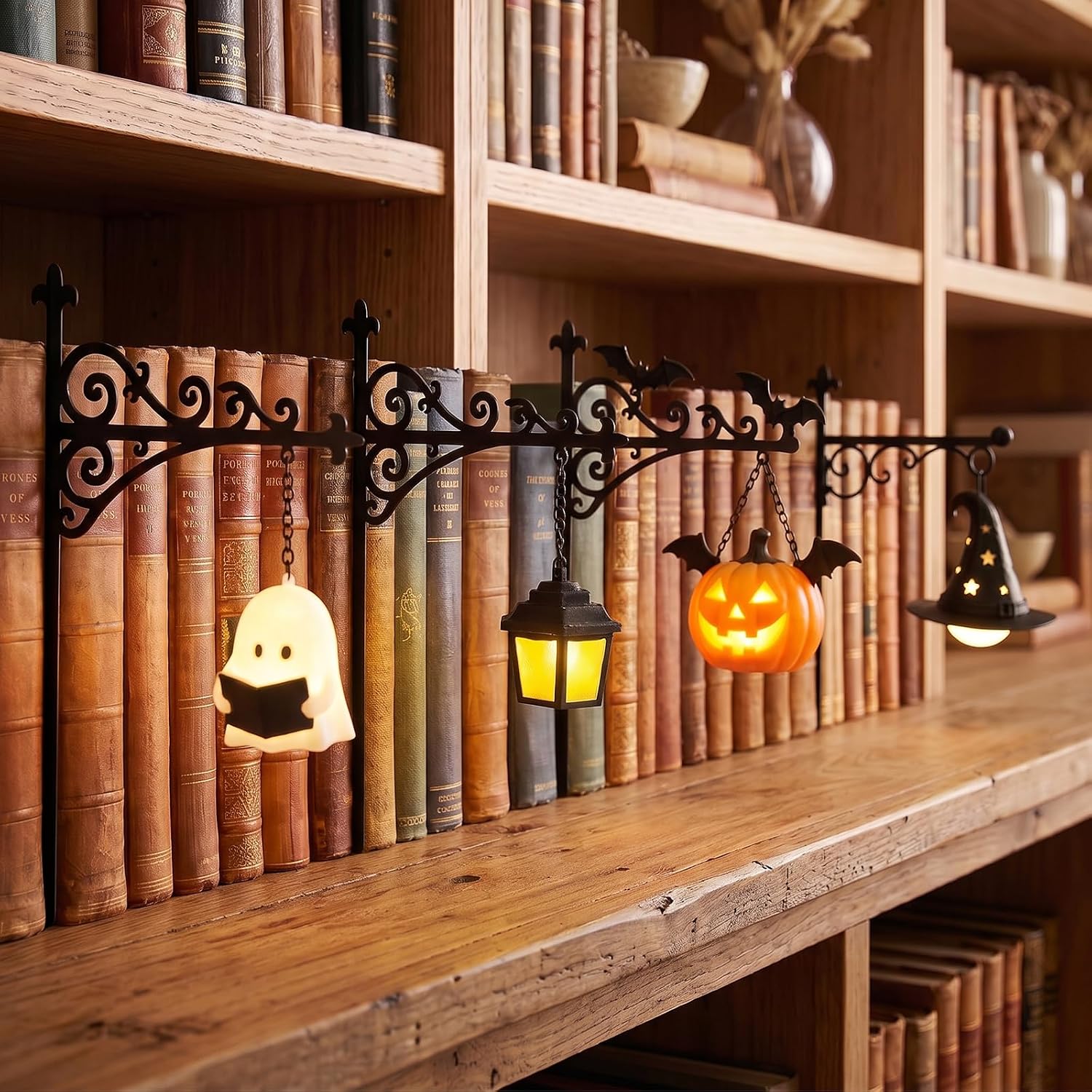 Home Decor Light - Bibliothekslaterne - Dekorative Bücherregal-Beleuchtung, Leseecke, LED-Nachtlicht,