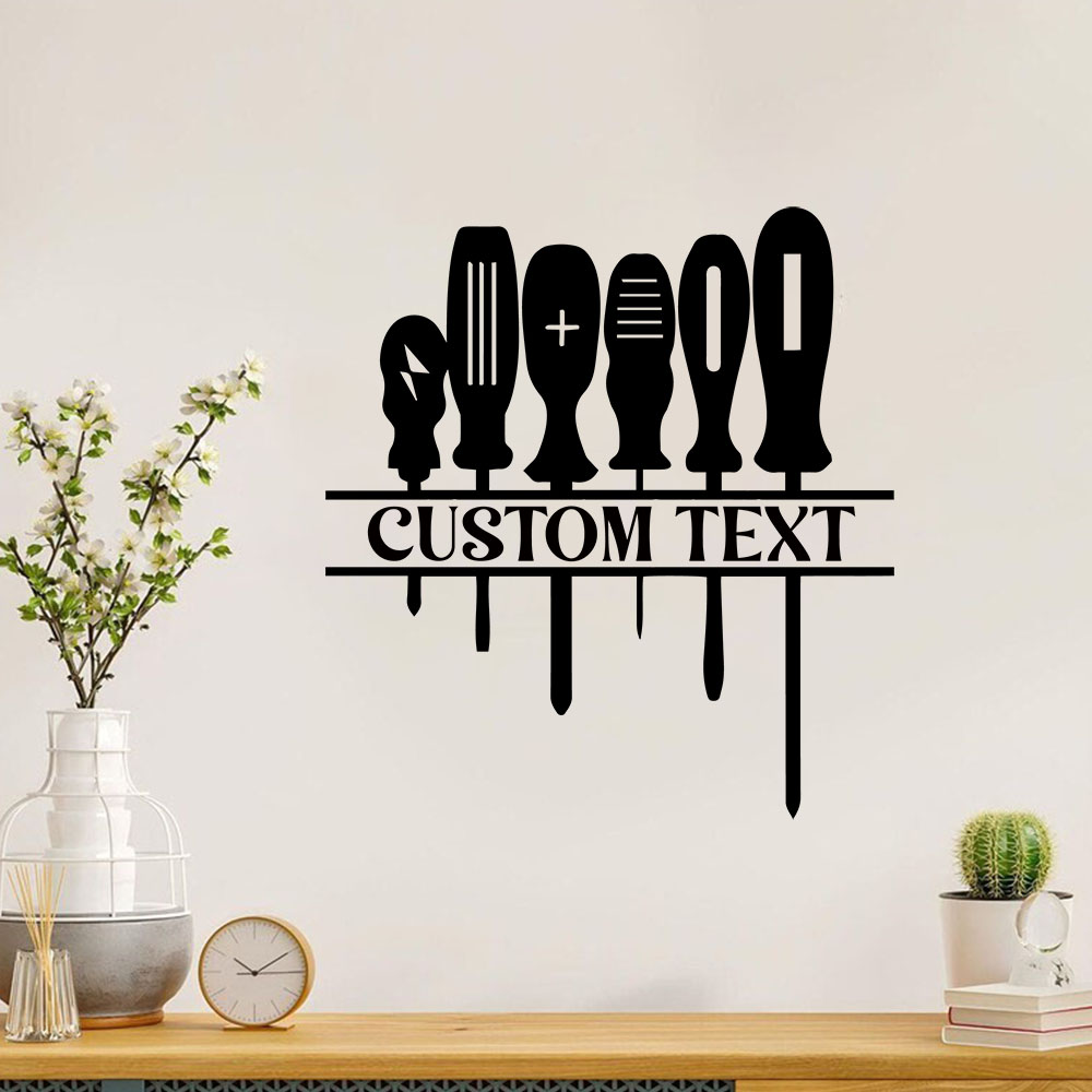 Home Decor Wallpaper - 1 Stück coole Reparaturwerkzeuge, anpassbarer Text,