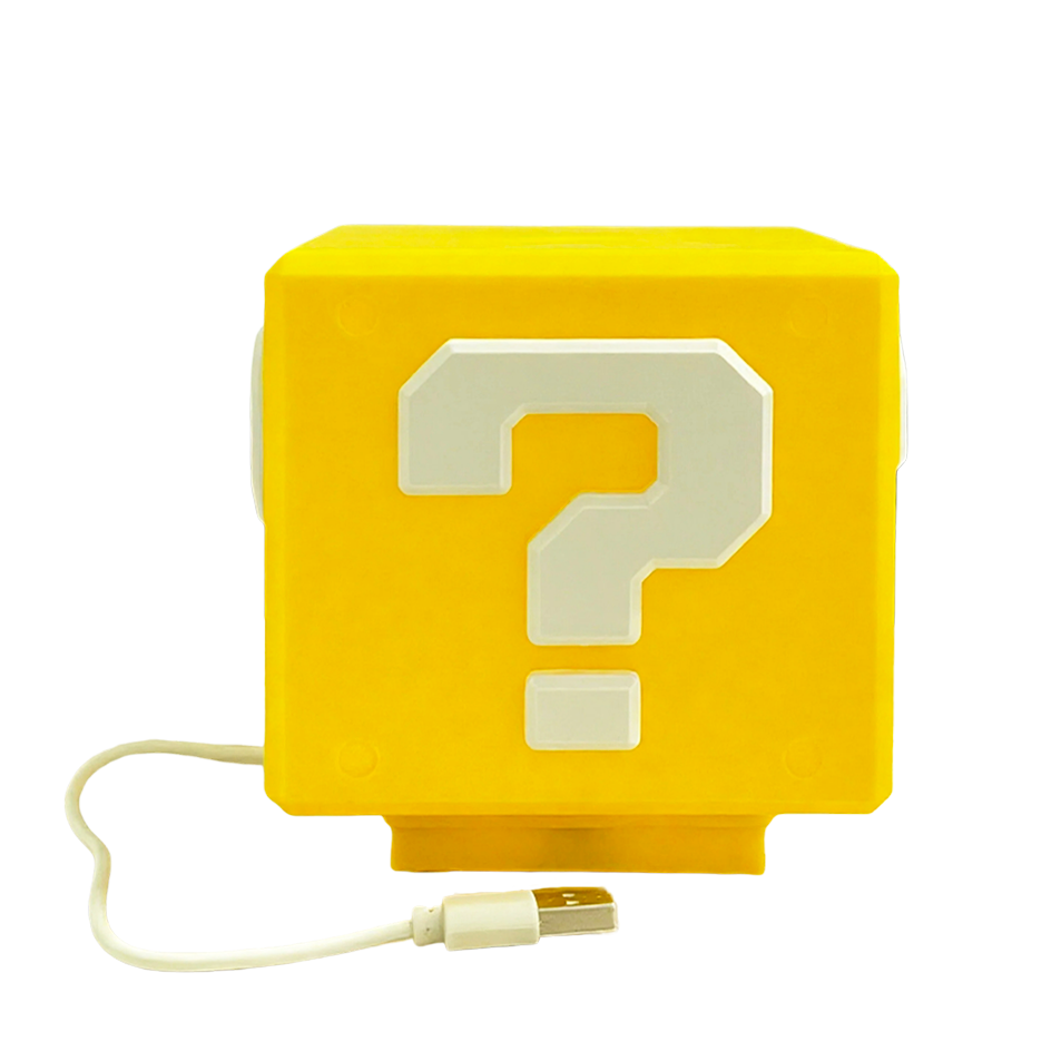 Home Decor Design Interior - 2026 Question Block Lampe mit Soundeffekten