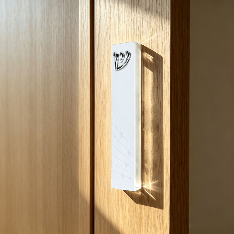 Home Decor Logo - Judaica Westliche Mauer Illustration Mezuzah-Etui mit