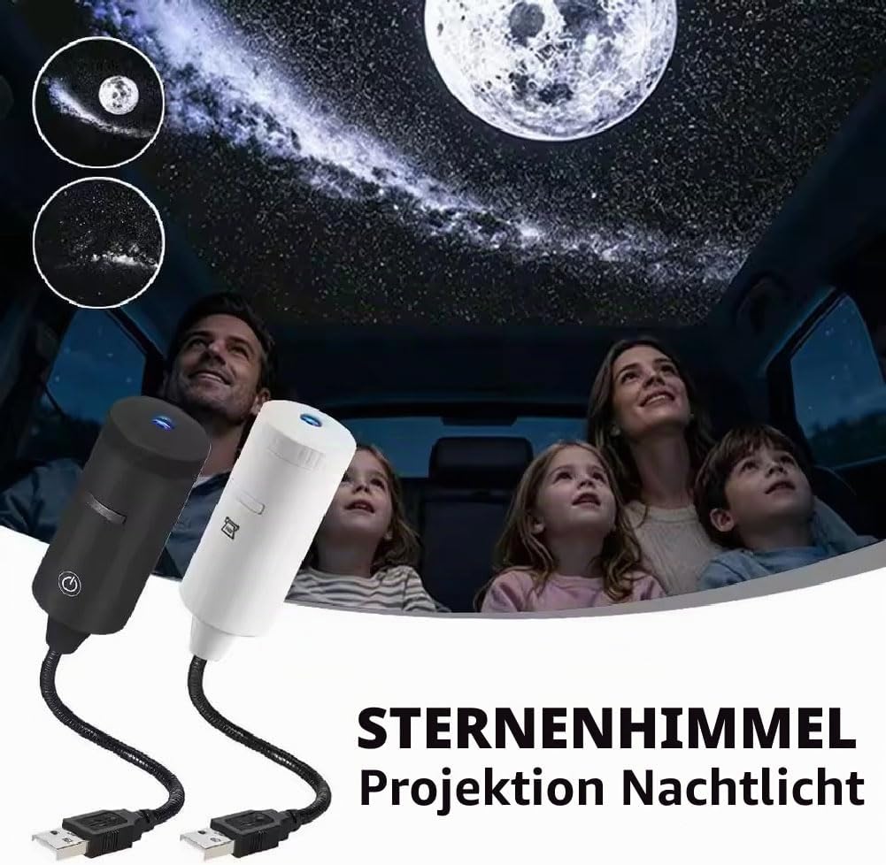 Home Decor Light - Tragbare Nachtlichtlampe Plug-and-Play & Vielseitiger Sternenhimmel-Projektor