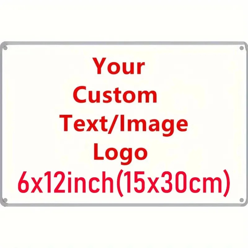 Home Decor Logo - [2D Flach] 6×12 Zoll 15×30cm Personalisiertes