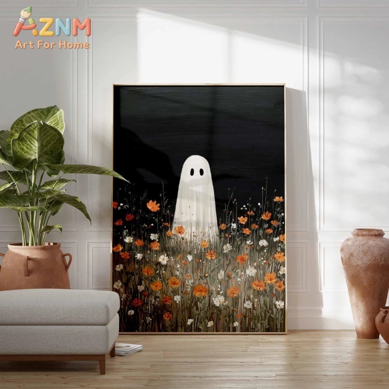 Geist in Orangefarbener Wildbl – Home Decor Orange Bewertung und Preis