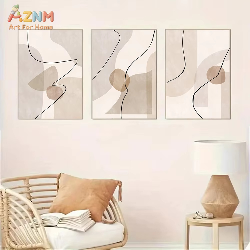 Abstrakte beige geometrische L – Home Decor Design Interior Bewertung und Preis