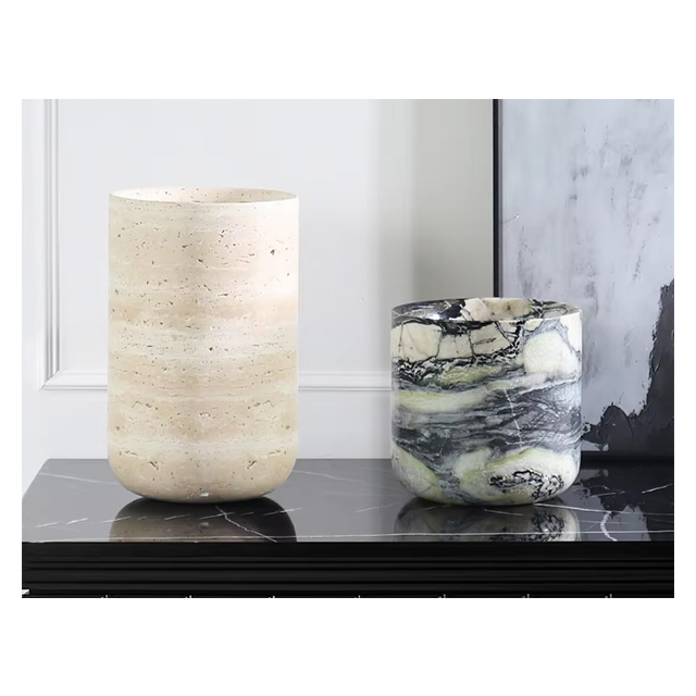 Maßgefertigte Naturmarmor-Vase – Home Decor Flowers Bewertung und Preis