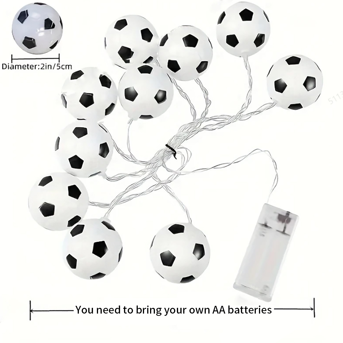 1 Stück leuchtende Fußball-LED – Home Decor Exchange Bewertung und Preis
