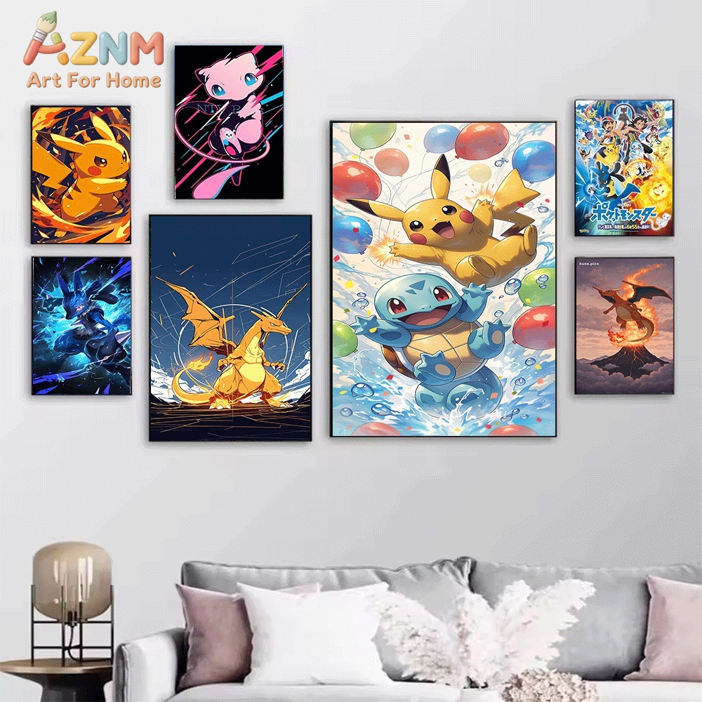 AZNM Kirby Rosa Cartoon-Charak – Watercolor Poster Print Bewertung und Preis