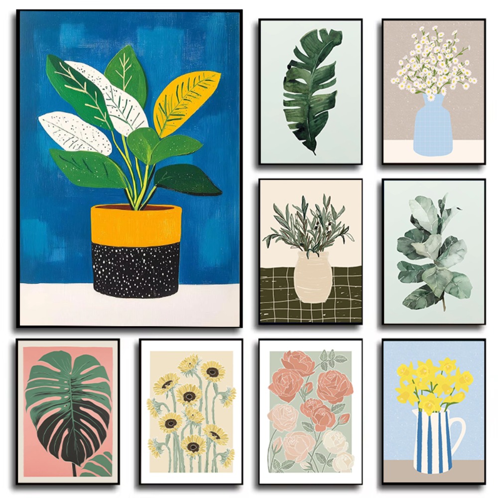 Garten-Blumenvase Kunstposter  – Home Decor Vase With Flowers Bewertung und Preis