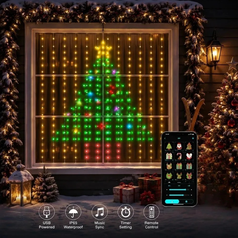 LED-Pixel-Lichtvorhang mit Blu – Home Decor Light Bewertung und Preis