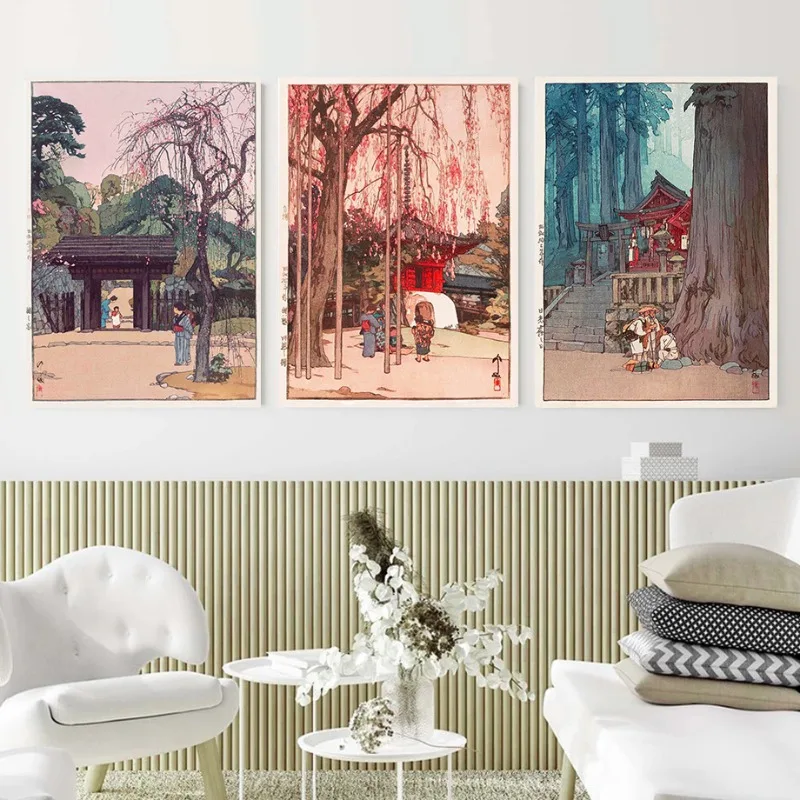 Retro Ukiyo-e Traditionelles J – Watercolor Poster Print Bewertung und Preis