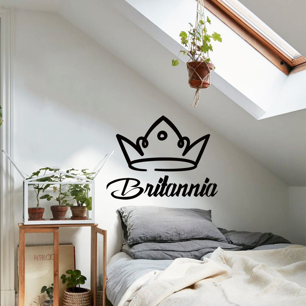 1 Stück Romantische Krone mit  – Home Decor Wallpaper Bewertung und Preis