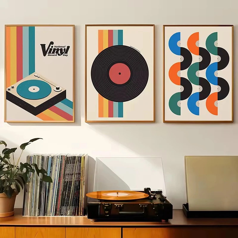 Mid-Century Vinyl-Schallplatte – Home Decor Design Interior Bewertung und Preis