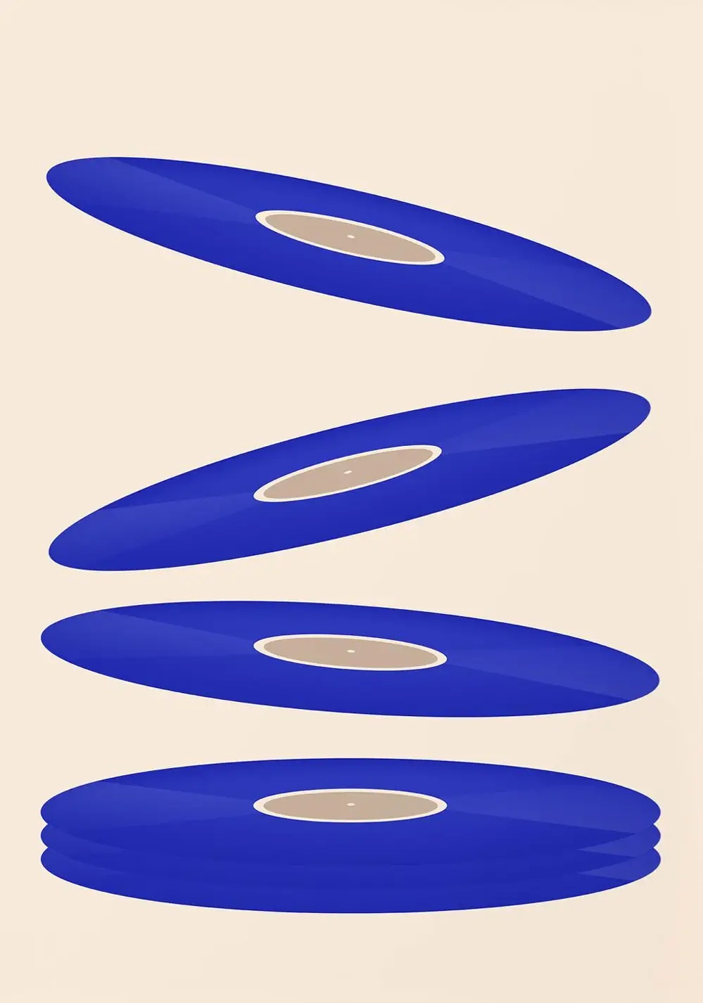 Mid-Century Vinyl-Schallplatte – Home Decor Design Interior Bewertung und Preis