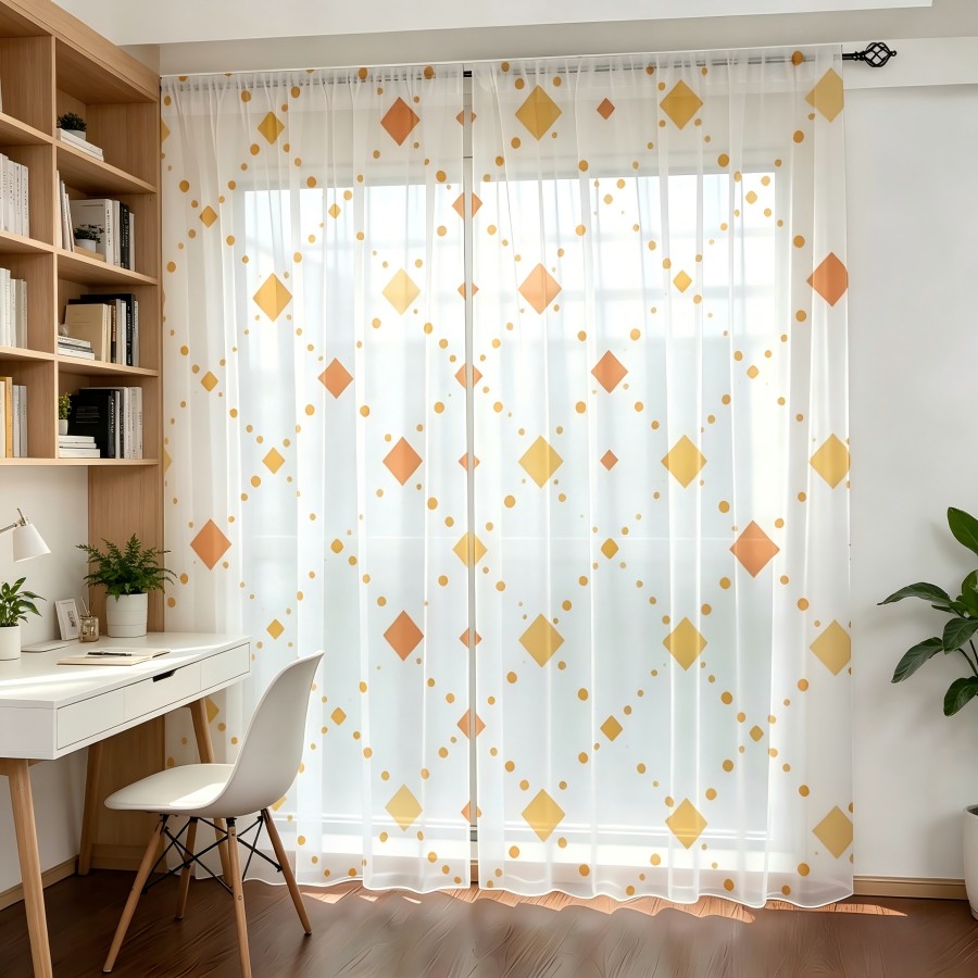 2 Stück Digital Bedruckte Tran – Home Decor Orange Bewertung und Preis