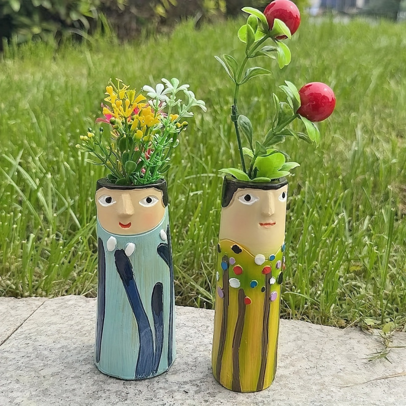 Handgefertigte Kunstharz-Vase  – Home Decor Vase With Flowers Bewertung und Preis