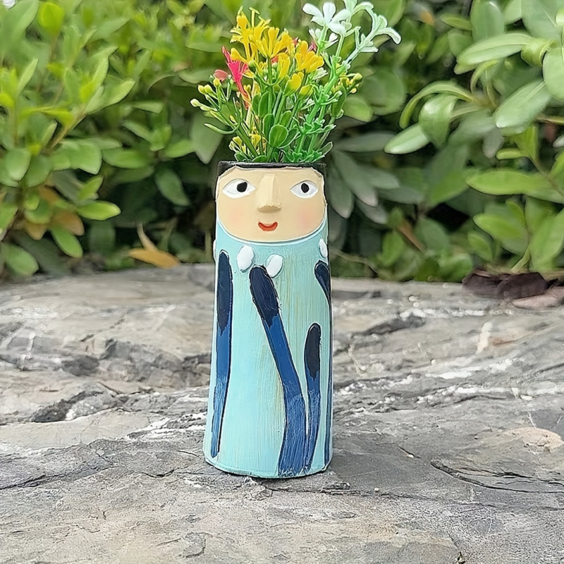 Handgefertigte Kunstharz-Vase  – Home Decor Vase With Flowers Bewertung und Preis