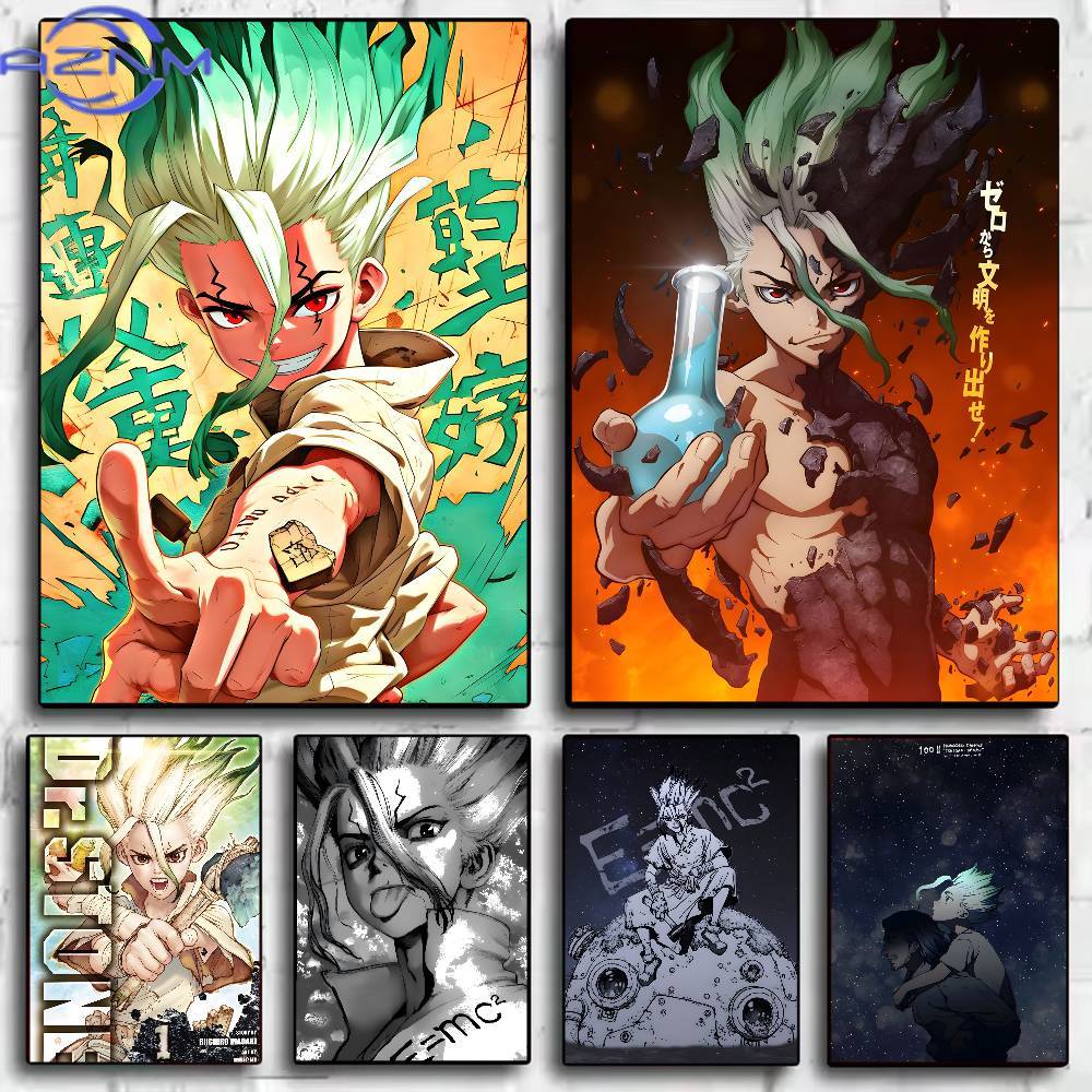 Klassisches Anime-Dr-Stone-Pos – Watercolor Poster Print Bewertung und Preis
