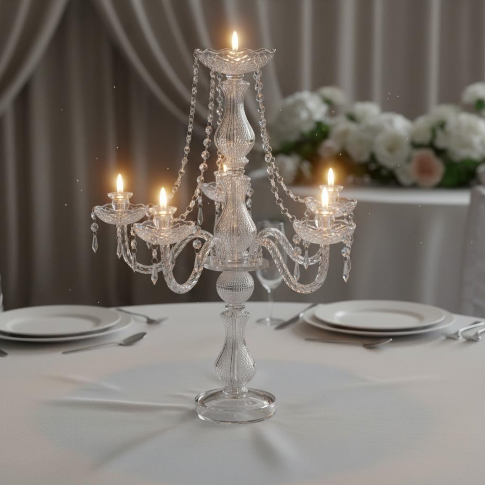 Kristall-Kerzenleuchter Elegan – Home Decor Design Interior Bewertung und Preis