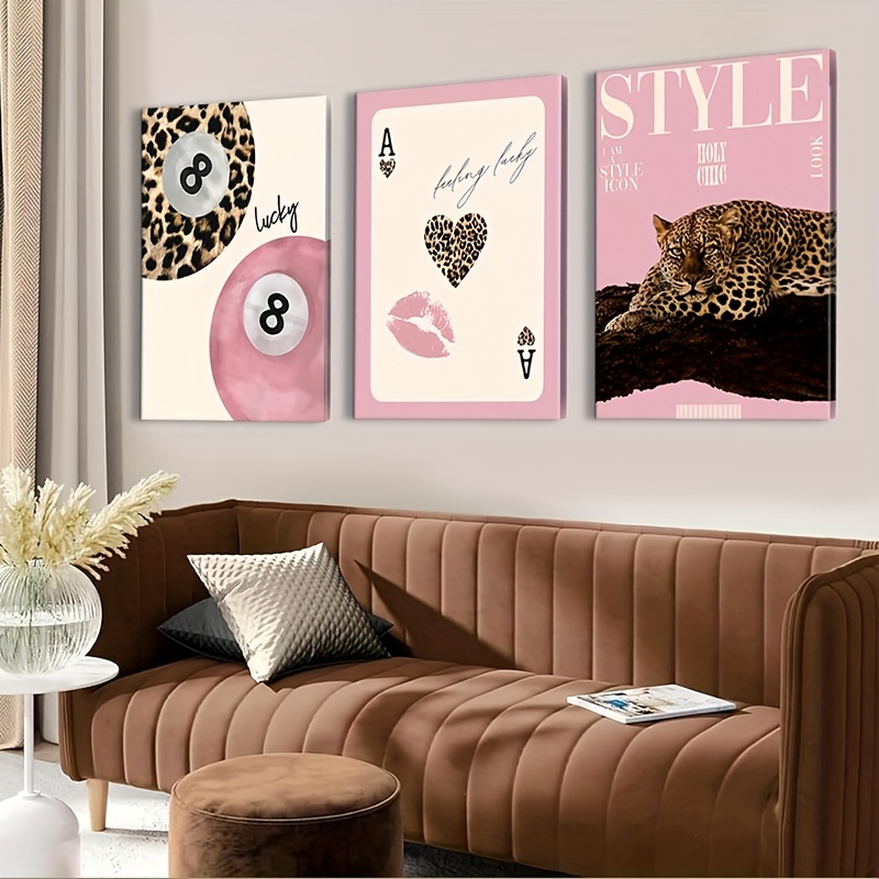 3-teiliger Leoparden-Geparden- – Home Decor Design Interior Bewertung und Preis