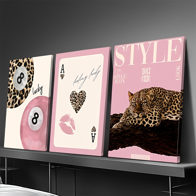 3-teiliger Leoparden-Geparden- – Home Decor Design Interior Bewertung und Preis