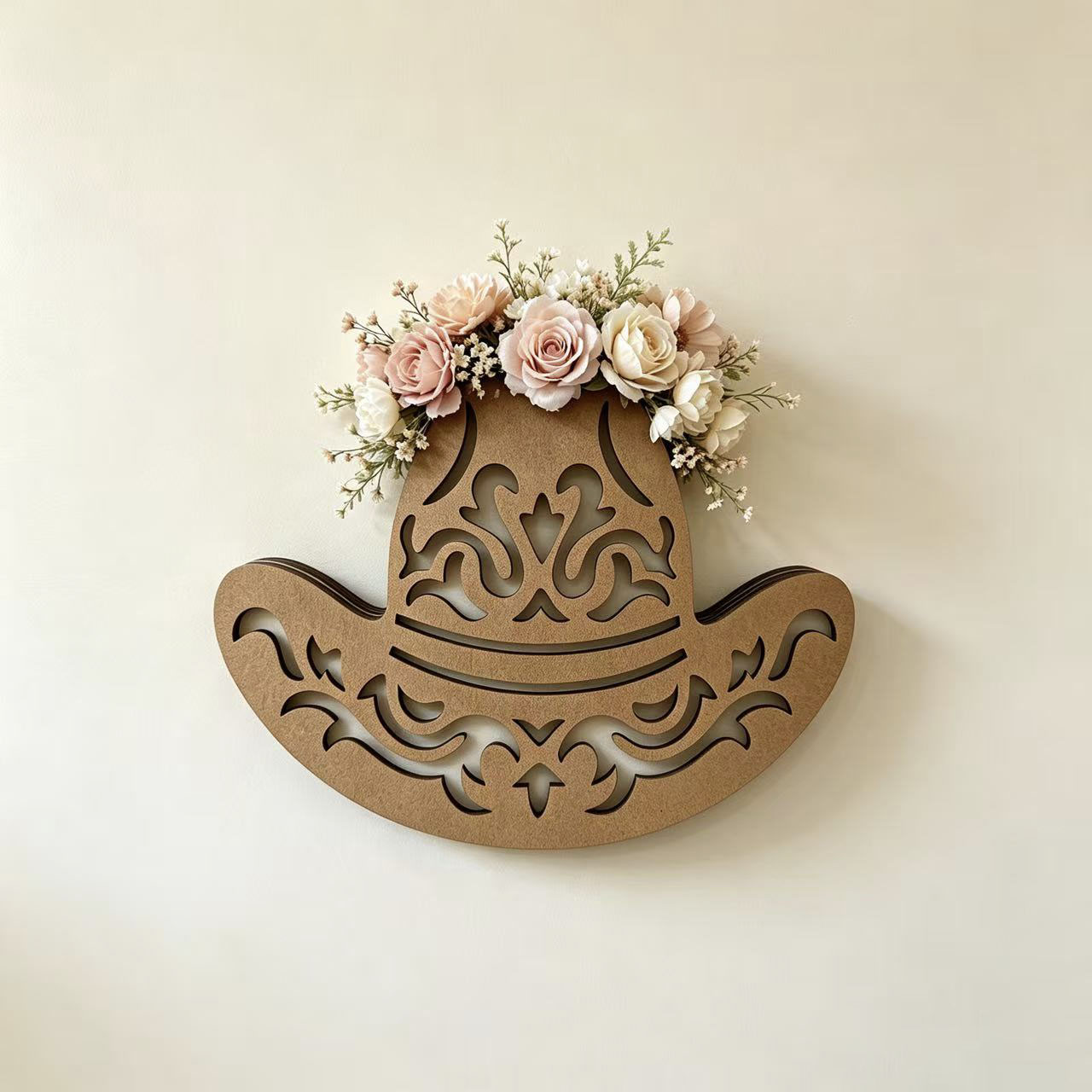 Western-Cowboyhut-Wanddekorati – Home Decor Vase With Flowers Bewertung und Preis