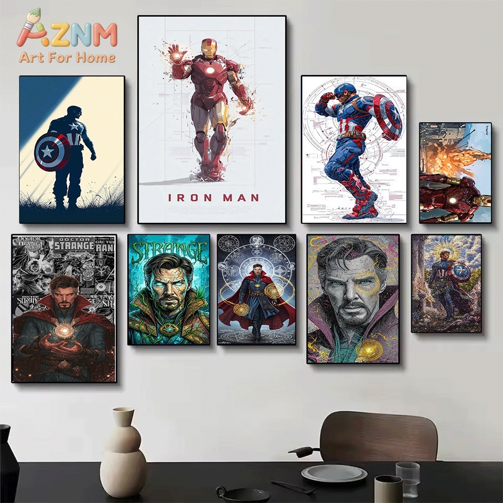 Captain America Silhouette Sup – Watercolor Poster Print Bewertung und Preis