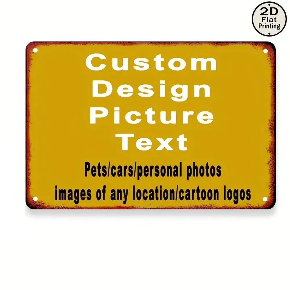 [2D Flach] 1 Stück Maßgefertig – Home Decor Logo Bewertung und Preis