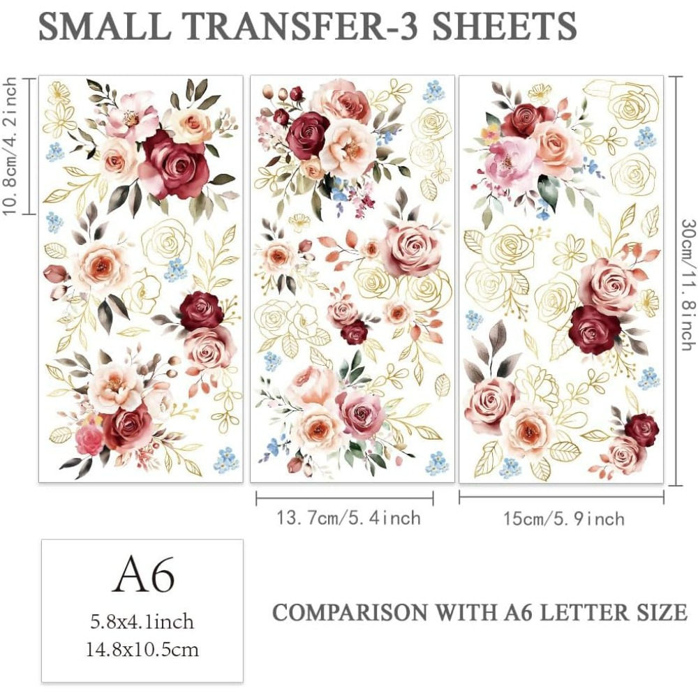 3 Stück/Set Aquarell-Rosen zum – Home Decor Flowers Bewertung und Preis