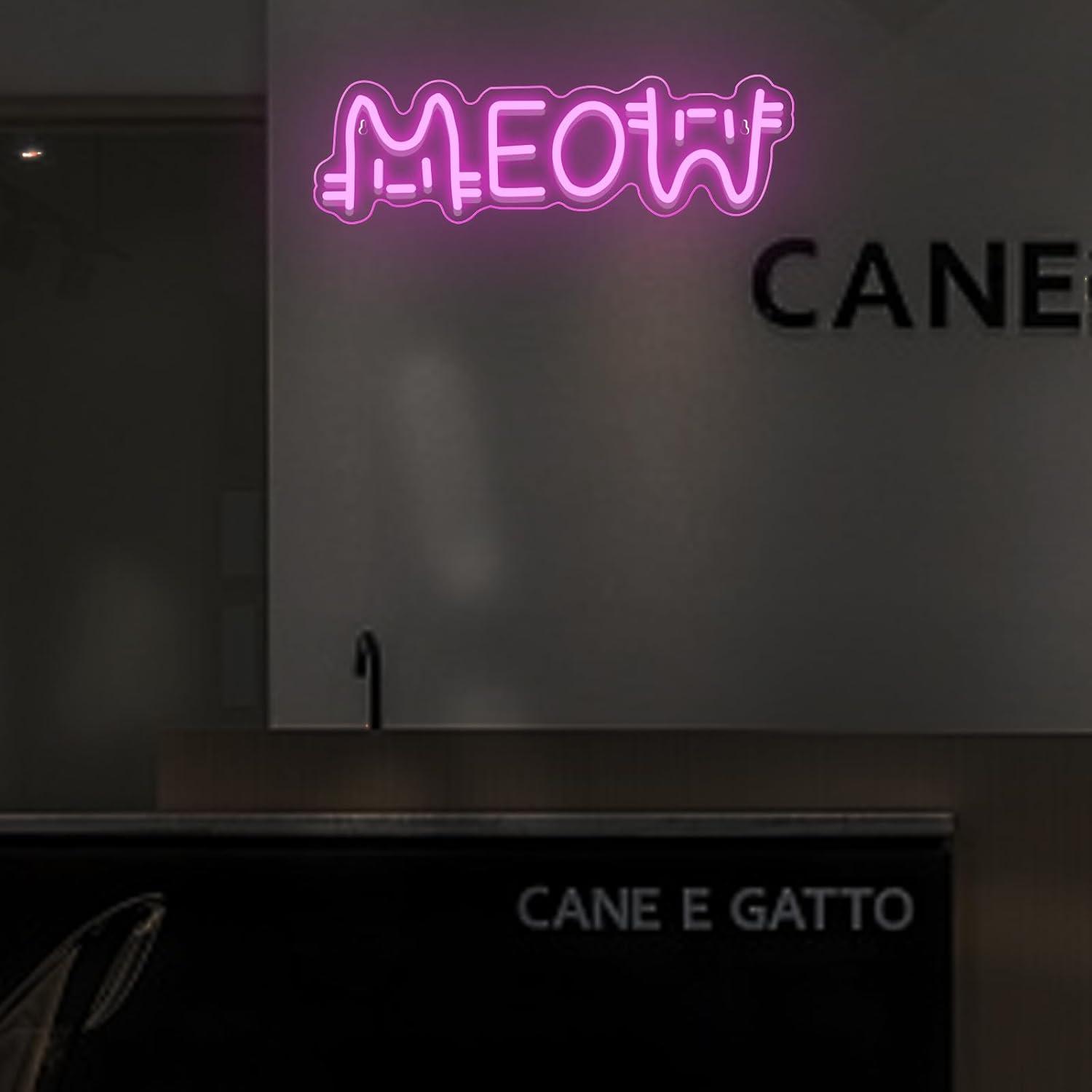 Miau Neon-Schild Katze USB-bet – Home Decor Light Bewertung und Preis
