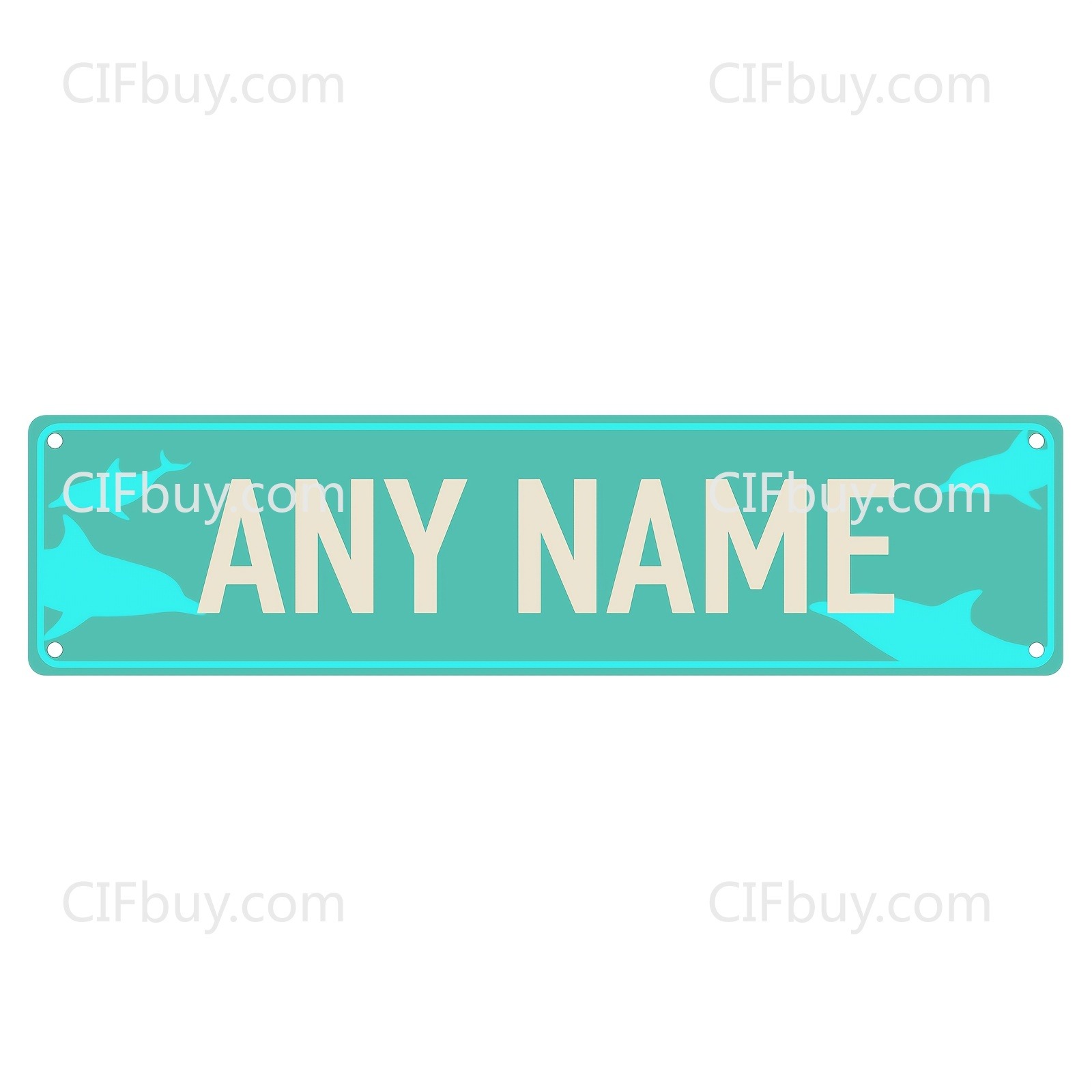 Personalisiertes 2D-Delfin-Met – Home Decor Logo Bewertung und Preis