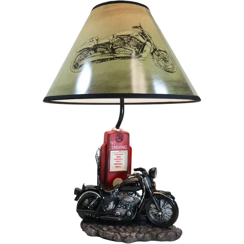 Vintage Retro Schwarze Motorra – Home Decor Light Bewertung und Preis