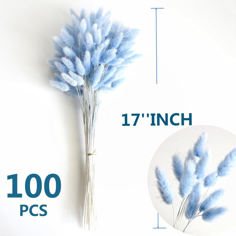 100 Stück blauer Häschen-Schwa – Home Decor Vase With Flowers Bewertung und Preis