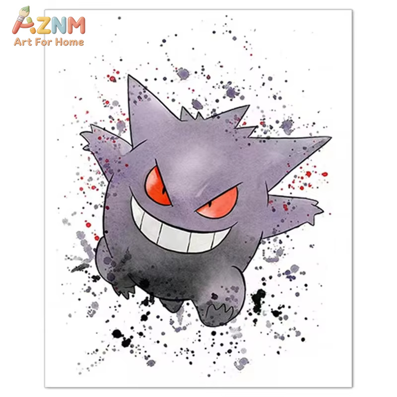 1 Stück, Anime Pokemon Leinwan – Watercolor Poster Print Bewertung und Preis