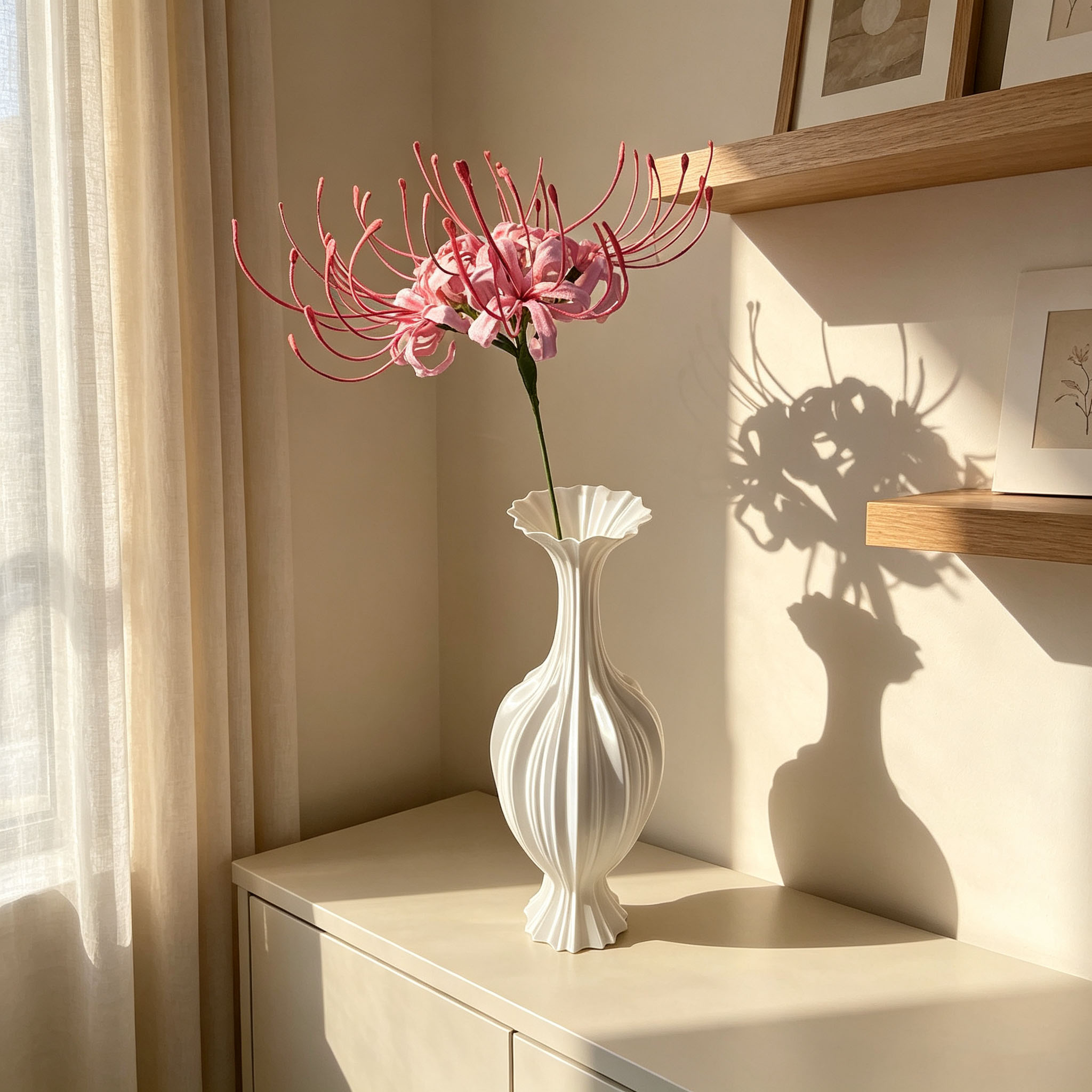 3D-Gedruckte Abstrakte Gedreht – Home Decor Vase With Flowers Bewertung und Preis