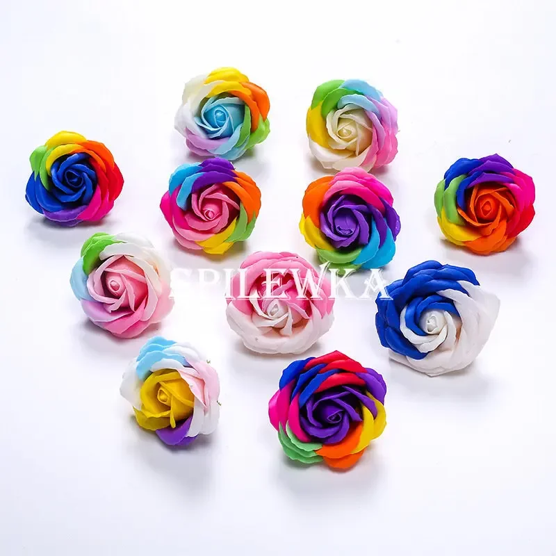 Spilewka 6 x 7 cm bunte Rose k – Home Decor Flowers Bewertung und Preis
