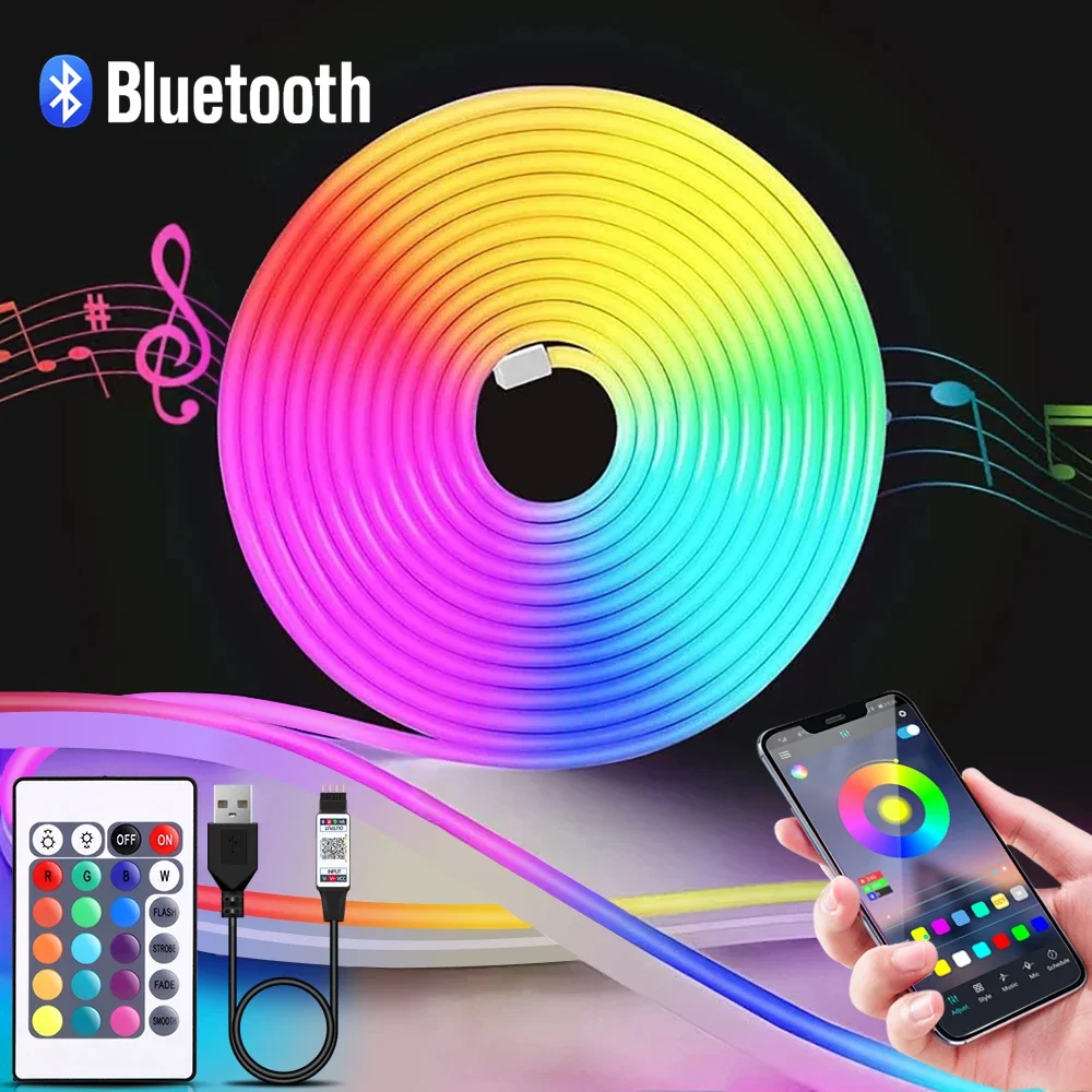1-5 m RGB LED Neon Streifen Li – Home Decor Light Bewertung und Preis